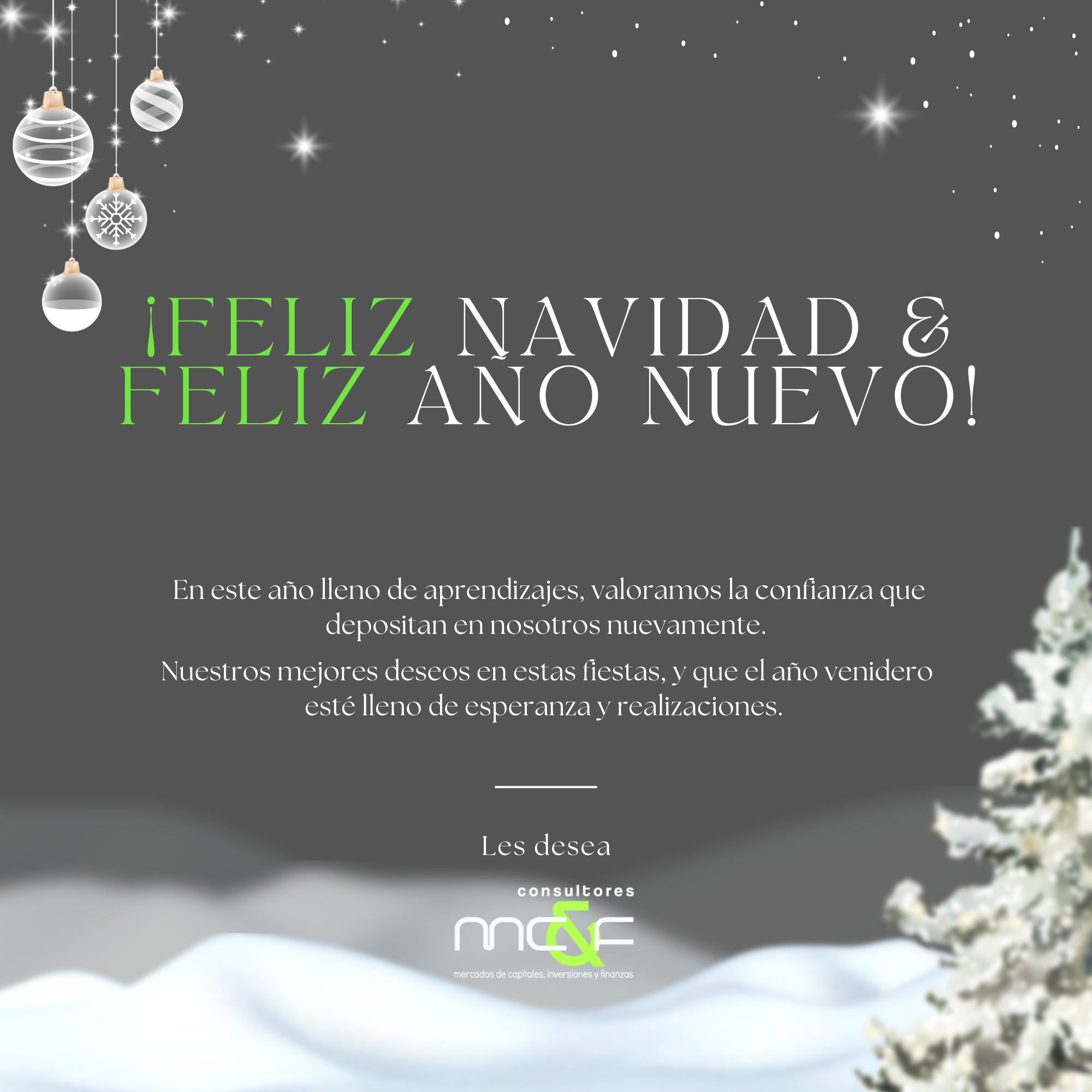 ¡MCIF les desea Felices Fiestas!